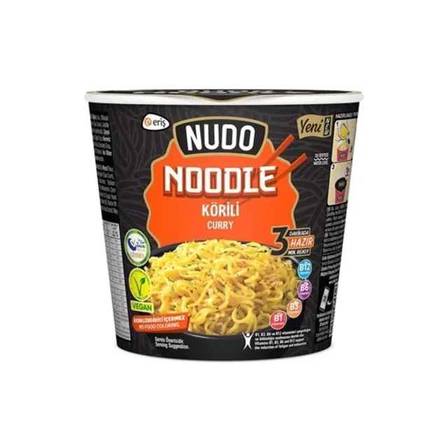 نودل لیوانی nudo طعم کاری(غیرتند)