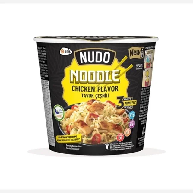 نودل لیوانی nudo طعم مرغ(غیرتند)